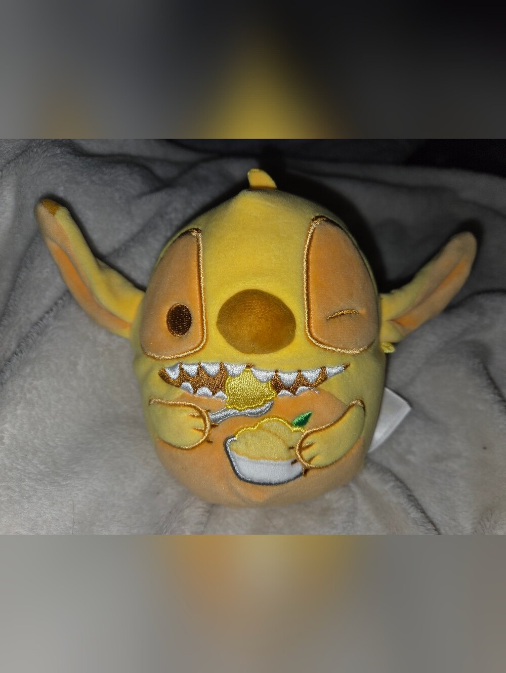 5" Squishmallows Disney Mystery Squad Stitch Lemon Sorbet plush